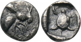 IONIA. Uncertain. Hemiobol (Circa 5th century BC).