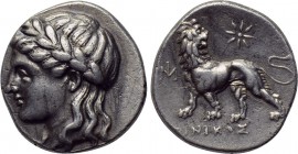 IONIA. Miletos. Drachm (Circa 353-323 BC). Epinikos, magistrate.