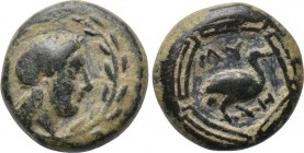 IONIA. Myous. Ae (Circa 400-380 BC).