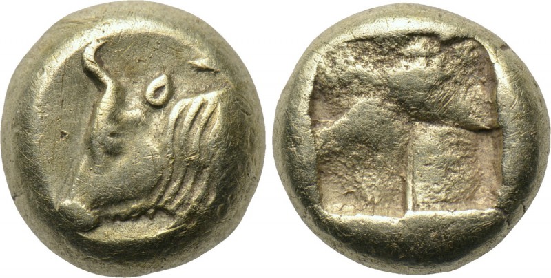 IONIA. Phokaia. EL Hekte (Circa 478-387 BC). 

Obv: Forepart of bull left; abo...