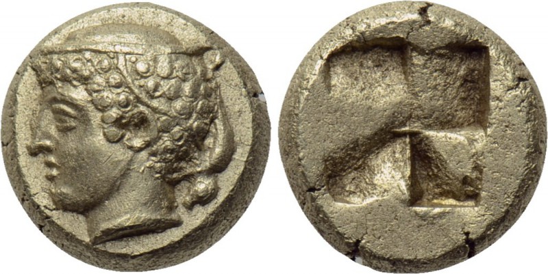 IONIA. Phokaia. EL Hekte (Circa 478-387 BC). 

Obv: Head of Hermes left, weari...