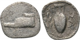 IONIA. Samos. Hemiobol (Circa 430-412 BC).