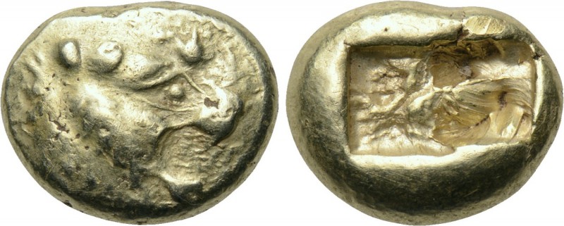 KINGS OF LYDIA. Time of Alyattes to Kroisos (Circa 610-546 BC). EL Trite. Sardes...