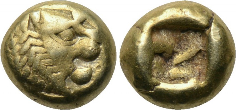 KINGS OF LYDIA. Time of Alyattes to Kroisos (Circa 610-546 BC). EL 1/12 Stater. ...