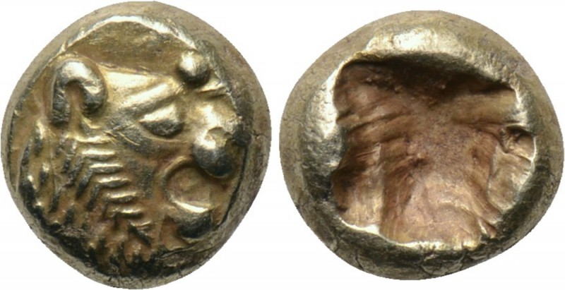 KINGS OF LYDIA. Time of Alyattes to Kroisos (Circa 610-546 BC). EL 1/12 Stater. ...