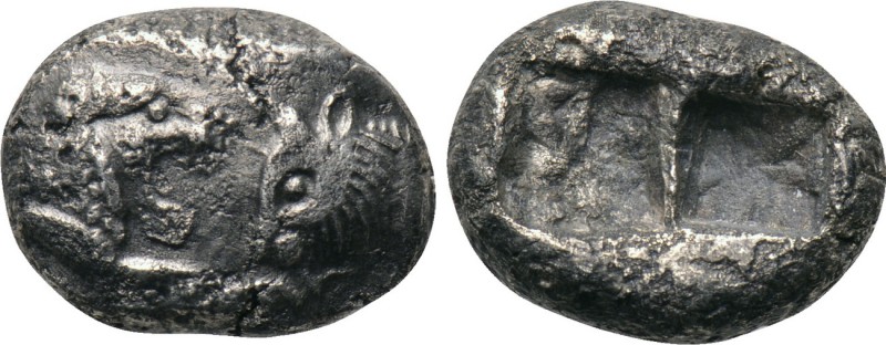 KINGS OF LYDIA. Kroisos (564/53-550/39 BC). 1/3 Stater. Sardes. 

Obv: Confron...