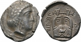 CARIA. Halikarnassos? Drachm (Circa 2nd-1st centuries BC).