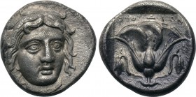 CARIA. Rhodes. Drachm (Circa 360-340 BC).