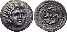 CARIA. Rhodes. Drachm (Circa 88/42 BC-AD 14). Euphranor, magistrate.