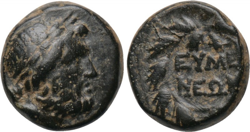 PHRYGIA. Eumeneia. Ae (Circa 200-133 BC). 

Obv: Laureate head of Zeus right....
