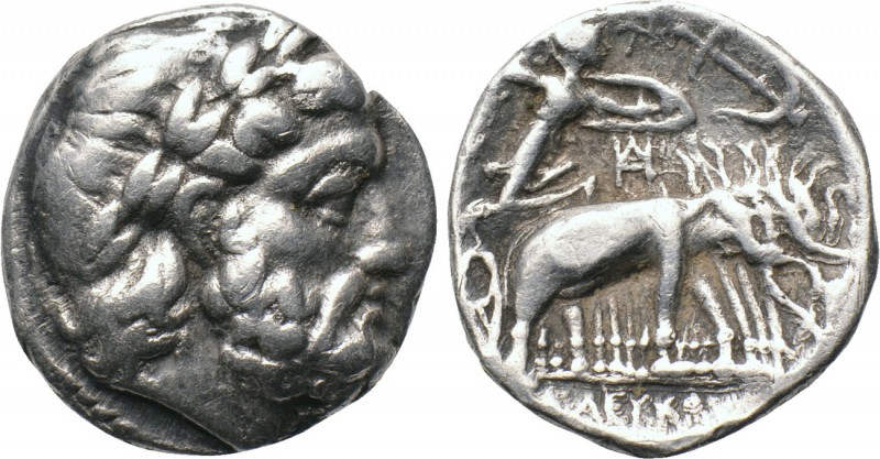 SELEUKID KINGDOM. Seleukos I Nikator (312-281 BC). Drachm. Seleukeia on the Tigr...