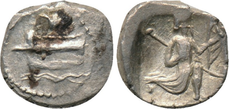 PHOENICIA. Sidon. Abdashtart (Straton) I (Circa 365-356 BC). 1/32 Shekel. 

Ob...