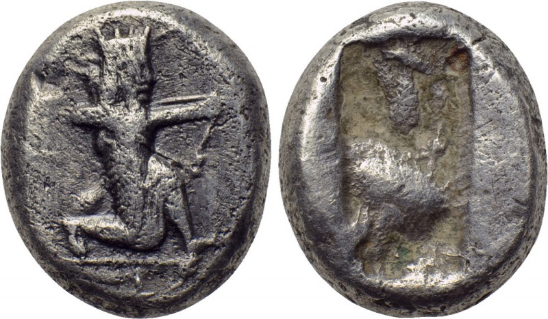ACHAEMENID EMPIRE. Time of Darios I to Xerxes I (505-480 BC). Siglos. Sardeis. ...