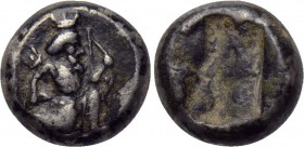 ACHAEMENID EMPIRE. Time of Artaxerxes II to Artaxerxes III (Circa 375 - 340 BC). 1/4 Siglos. .