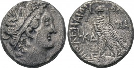 PTOLEMAIC KINGS OF EGYPT. Ptolemy X Alexander I (101-88 BC). Tetradrachm. Alexandreia. Dated RY 24 (91/0 BC).