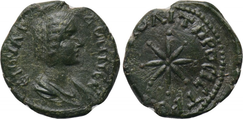 MOESIA INFERIOR. Nicopolis ad Istrum. Julia Domna (Augusta, 193-217). Ae. 

Ob...