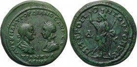 MOESIA INFERIOR. Tomis. Gordian III with Tranquillina (238-244). Tetrakaihemiassarion.