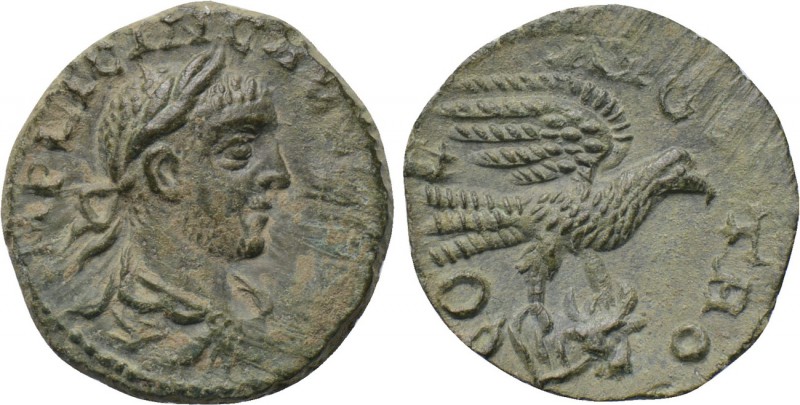 TROAS. Alexandria. Gallienus (253-268). As. 

Obv: IMP LICIN GALLIENVS. 
Laur...