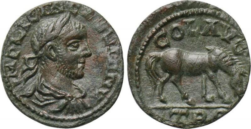 TROAS. Alexandria. Gallienus (253-268). As. 

Obv: IMP LICIN GALLIENV. 
Laure...