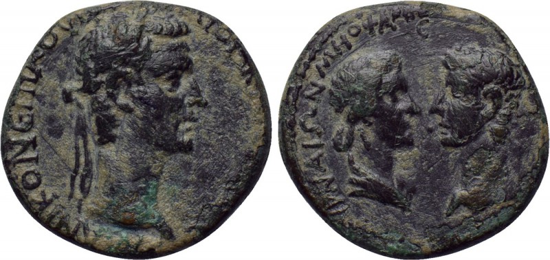 IONIA. Smyrna. Caligula (37-41). Ae. C. Calpurnius Aviola, proconsul, and Menoph...