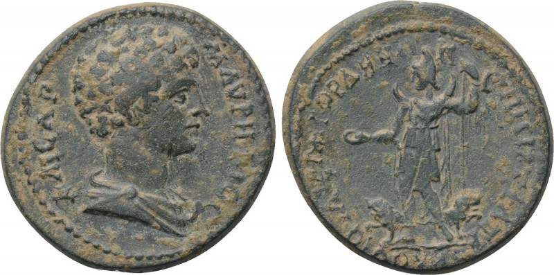 LYDIA. Gordus Julia. Marcus Aurelius (Caesar, 139-161). Ae. T. Fl. Proklos, stra...