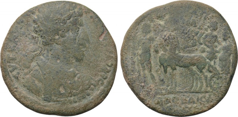 LYDIA. Hierocaesarea. Commodus (177-192). Ae. P. Sex. Philippos, archon for the ...