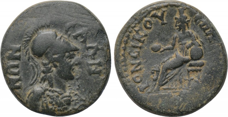 LYDIA. Sala. Pseudo-autonomous. Time of Hadrian (117-138). Ae. C. Val. Androneik...