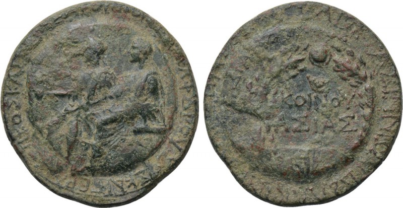 LYDIA. Sardis. Germanicus with Drusus (Caesar, 4 BC-AD 19). Ae. Struck under Tib...