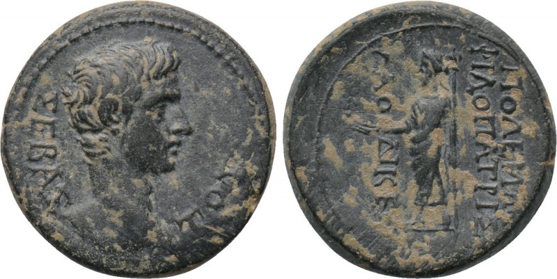 PHRYGIA. Laodicea ad Lycum. Augustus (27 BC-14 AD). Ae. Anto Polemon Philopatris...