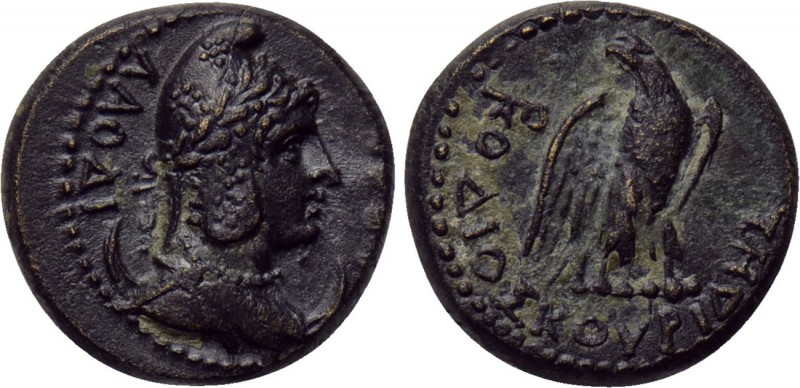 PHRYGIA. Laodiceia ad Lycum. Pseudo-autonomous. Time of Tiberius (14 - 37). Ae. ...