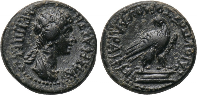 PHRYGIA. Laodicea ad Lycum. Agrippina II (Augusta, 50-59). Ae. Gaios Postomos, m...