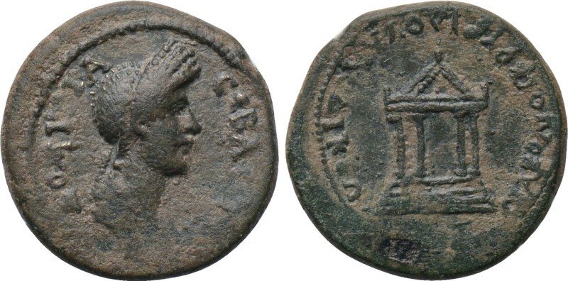 PHRYGIA. Laodicea ad Lycum. Domitia (Augusta, 82-96). Ae. Cornelius Dioscurides,...