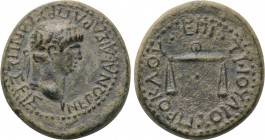 PHRYGIA. Prymnessus. Nero (54-68). Ae. Klaudios Mithridates, magistrate.