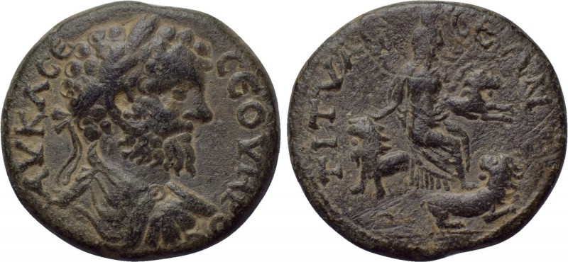 PISIDIA. Tityassos. Septimius Severus (193 - 211). Ae. 

Obv: AV K Λ CE CEOYHP...