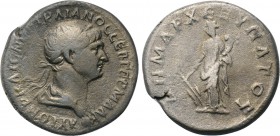 CAPPADOCIA. Caesarea. Trajan (98-117). Didrachm.