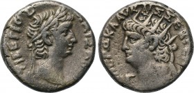 EGYPT. Alexandria. Nero, with Tiberius (54-68). Tetradrachm. Dated RY 13 (66/7).