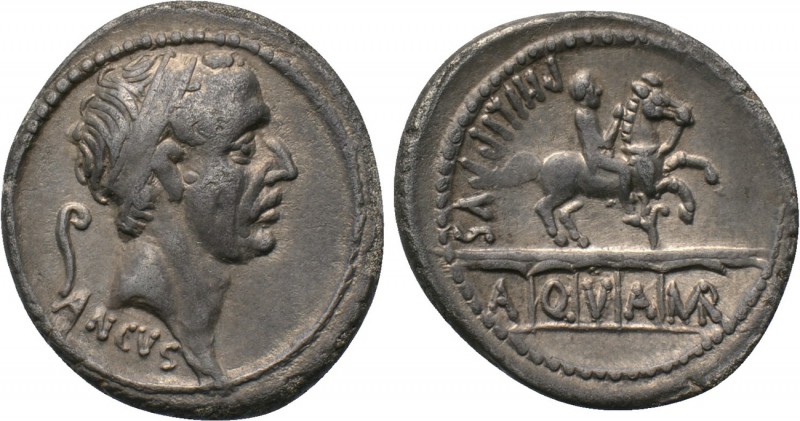 L. MARCIUS PHILIPPUS. Denarius (56 BC). Rome. 

Obv: ANCVS. 
Diademed head of...