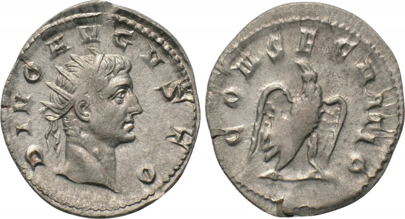 DIVUS AUGUSTUS (Died 14). Antoninianus. Struck under Trajanus Decius (249-251). ...