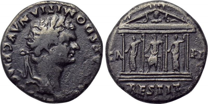 DOMITIAN (81-96). Cistophor. Ephesos. 

Obv: IMP CAES DOMITIAN AVG P M COS VII...