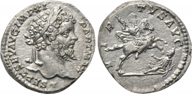 SEPTIMIUS SEVERUS (193-211). Denarius. Rome. 

Obv: L SEPT SEV AVG IMP XI PART...