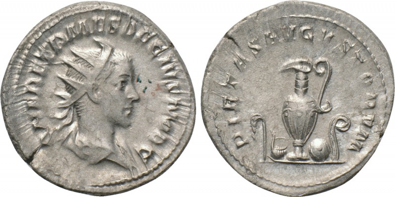 HERENNIUS ETRUSCUS (Caesar, 249-251). Antoninianus. Rome. 

Obv: Q HER ETR MES...