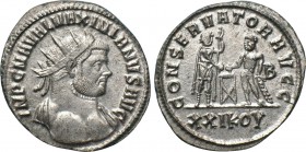 MAXIMIANUS HERCULIUS (First reign, 286-305). Antoninianus. Siscia.