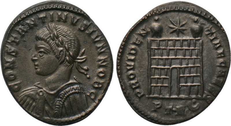 CONSTANTINE II (Caesar, 316-337). Follis. Treveri. 

Obv: CONSTANTINVS IVN NOB...