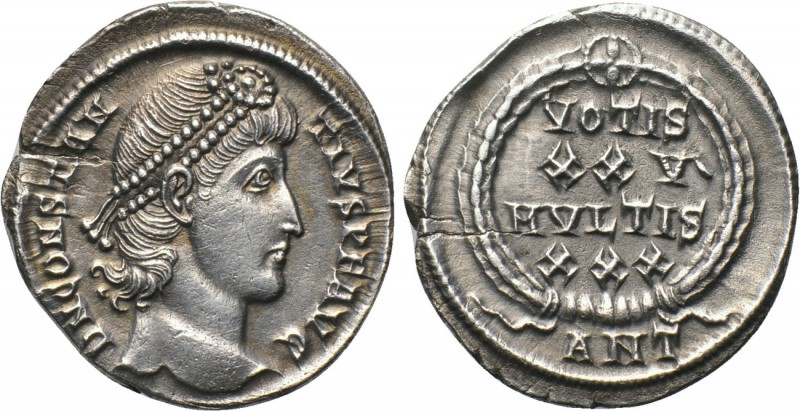 CONSTANTIUS II (337-361). Siliqua. Antioch. 

Obv: D N CONSTANTIVS P F AVG. 
...