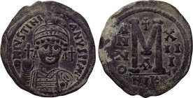 JUSTINIAN I (527-565). Follis. Nicomedia.