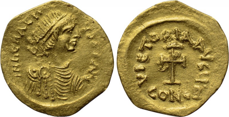 HERACLIUS (610-641). GOLD Tremissis. Constantinople. 

Obv: d N hERACLIYS P P ...