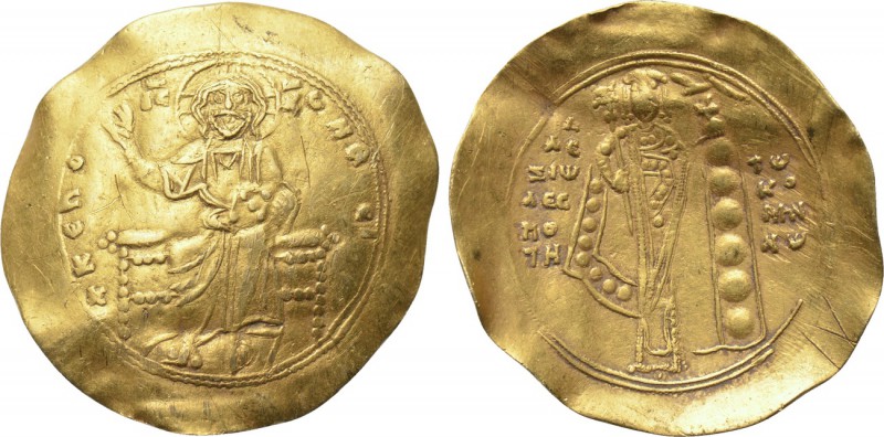 ALEXIUS I COMNENUS (1081-1118). Gold Hyperpyron. Constantinople. 

Obv: + KЄ R...