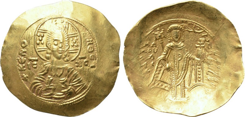 MANUEL I COMNENUS (1143-1180). GOLD Hyperpyron. Constantinople. 

Obv: + KЄ BO...