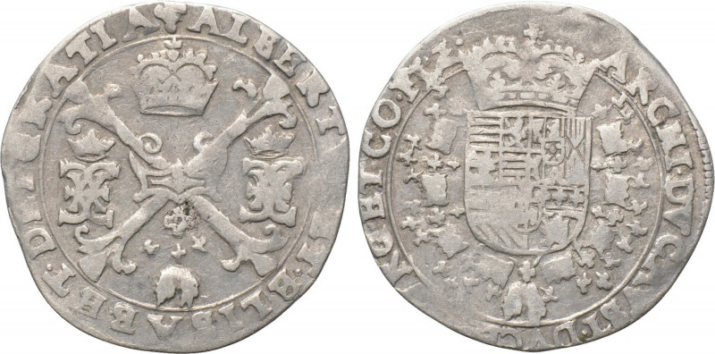 BELGIUM. Spanish Netherlands. Flanders. Albert and Elisabeth (1598-1621). 1/4 Pa...