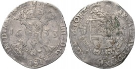 BELGIUM. Spanish Netherlands. Tournai. Philip IV of Spain (1621-1655). Patagon (1633). Tournai.